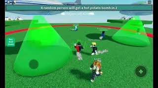 I win last to leave the circle roblox Funny Game