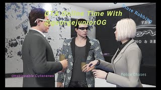 GTA Online Time Part 1 #Gta #edited #police #stores #robbery #cutscenes #business #new #guns #casino