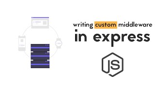 Writing custom middleware in Express | Nodejs