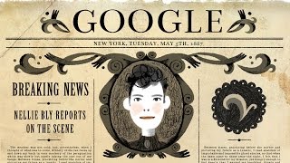 Nellie Bly's 151st Birthday Google Doodle