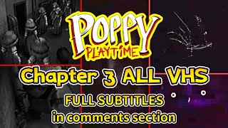 Poppy Playtime: Chapter 3 | ALL VHS TAPES with subtitles