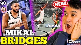 MIKAL BRIDGES = TATUM STOPPER!? New Player Showcase + Gameplay! NBA Infinite