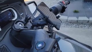 Can Am Spyder Phone Mount Install