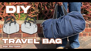 Easy DIY Denim Travel Bag Step by Step Tutorial