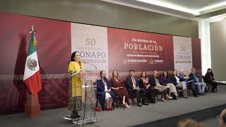 50 aniversario del Consejo Nacional de #Población #CONAPO