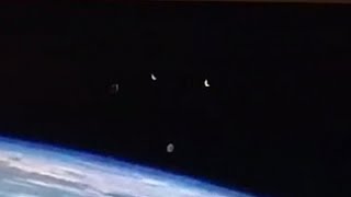 UFOs on the NASA ISS live Webcam.