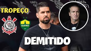 DEMITIDO! 🚨  ANTÔNIO OLIVEIRA FORA DO CORINTHIANS! CUCA ESTÁ VOLTANDO