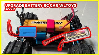 Upgrade battery for wlyoys a979 [Custom Battery Cover a979, a959]