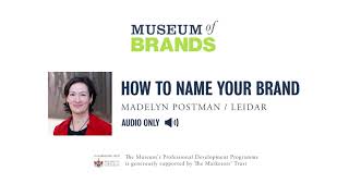 Talk: How To Name Your Brand