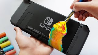 My First Custom NINTENDO SWITCH!! (SATISFYING)