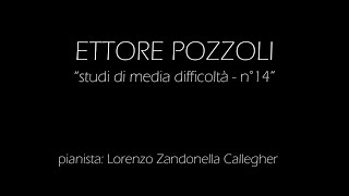 ETTORE POZZOLI - studi di media difficoltà - n°14