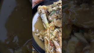 The best chicken and goat meat peppersoup (Ofe Nsala) #reels #youtubeshorts