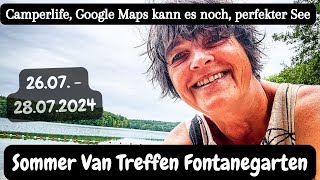 Vlog 190 Van Treffen im Fontanegarten Rauschendorf • Kalksee • #roadtrip #camperlife • Gransee