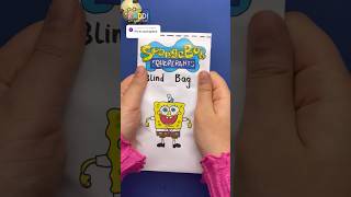 SpongeBob SquarePants Blind Bag🧽🩵 #shorts #kaddiartandcraft #blindbag #diy #papercrafts #squishy