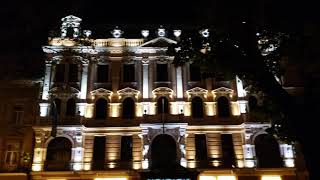 Grand Hotel Lviv Ukraine at night