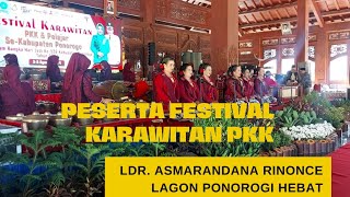 Ibu-ibu Peserta Festival Karawitan PKK Kabupaten Ponorogo