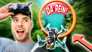 ICH habe ein schwebendes FPV Gate gebaut um den perfekten Dive zu üben! 😳