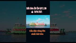 Khởi công cầu dây văng lớn nhất #saigon 30/4/2025 - #cầngiờ cất cánh...