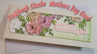 Mothers Day Card with Pinkfresh Studio #pinkfreshstudio #simonsaysstamp