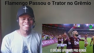 React 🎵 5X0 FLAMENGO ATROPELA O GRÊMIO NA LIBERTA |  Paródia Gangnam Style - Psy