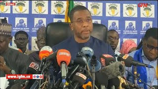 🛑Direct - Conférence de Presse : Bougane charge lourdement Sonko et...