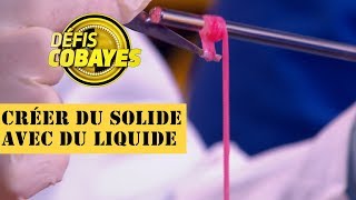 Comment créer du solide avec du liquide ? - Défis Cobayes - France 4