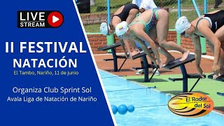 II Festival departamental de Natación - El Tambo, Nariño - Jornada tarde