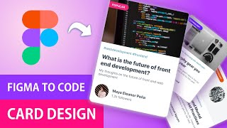 Build Blog Article Cards from Scratch | Complete Figma to HTML CSS Tutorial