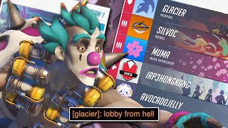 the most chaotic overwatch lobby...