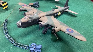 Airfix Stirling, Sunderland, Halifax and Revell Lancaster