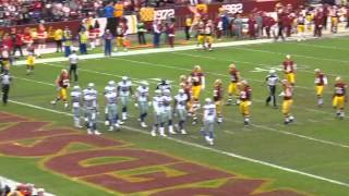 Dallas Cowboys @ Washington Redskins  24-23 - Redskins First Touchdown (December 2013)