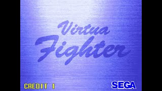 Virtua Fighter(Arcade) - Full Playthrough as Akira Yuki