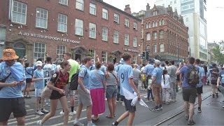 Man City Treble Celebration Day