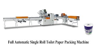 Toilet paper cutting machine with packing machine