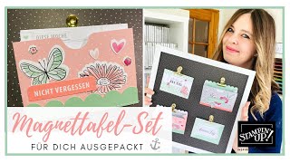 ⚓️ Unboxing - Das neue Magnettafel Set (Memoboard) von Stampin‘ Up! für dich ausgepackt