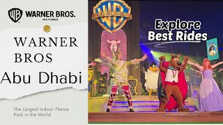 Warner Bros Abu Dhabi Theme Park| Top Rides