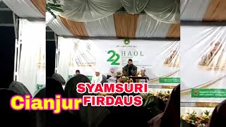 SYAMSURI FIRDAUS TAMPIL DI CIANJUR JAWA BARAT