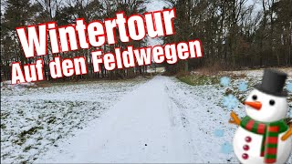 Wintertour durch verschneite Feldwege on Ice #outdoor #walking #tour #vlog #snow #germany