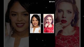 Tessa Thompson OR Scarlett Johansson??🎭🎬🎥 #actor #art #movie #shortsfeed #feed #viralvideo #cinema