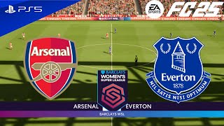 FC 25 - Arsenal vs Everton | Barclays Women's Super League 2024/25 | PS5™