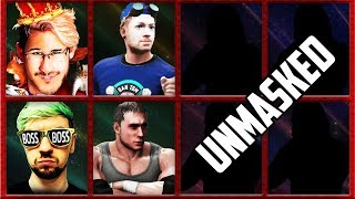 UNMASKED: DanTDM, PopularMMOs, JackSepticEye & Markiplier vs. ???