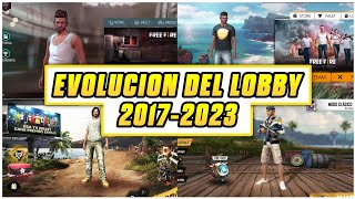 DESDE EL PRIMER LOBBY HASTA EL ACTUAL✅ Asi ha sido la evolución del lobby de free fire (2017-2023)