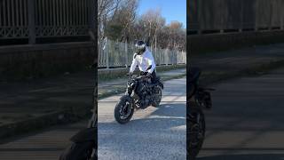 MT-07 WHEELIE #lucafezza #bikelife #mt07