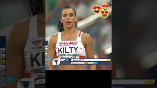 🤩 Beautiful Gymnast 🤩 Dovile KILTY 🔥 Triple Jump Match 🔥🔥🔥Europe #shorts #youtubeshorts #triplejump