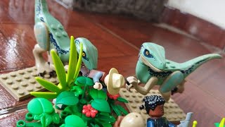 Lego Jurassic World | In the Long Grass and the Raptor Attack! | The Lost World: Jurassic Park