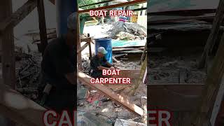 BOAT REPAIR/BOAT CARPENTER #shorts