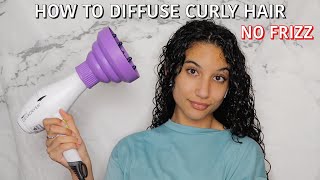 How to Diffuse Curly Hair