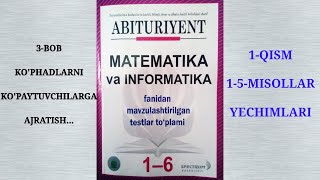 3-Bob.  Algebraik ifodalar 19. Ko'phadlarni ko'paytuvchilarga ajratish. Kvadrat uchxadni chiziqli...