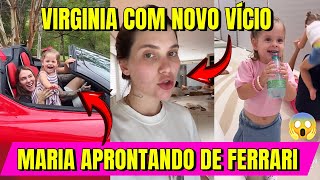 Maria Flor Aprontando de Novo e Virginia Revela Seu Novo Vício!