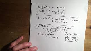 32  Double Angle Formulae Chapter 7 section 3 Edexcel Pure A Level